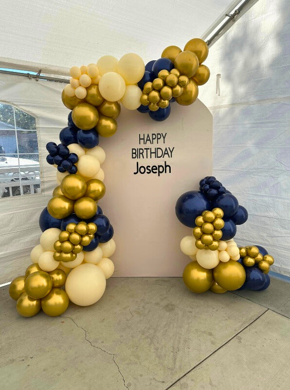 Arch Backdrop with Two Garlands