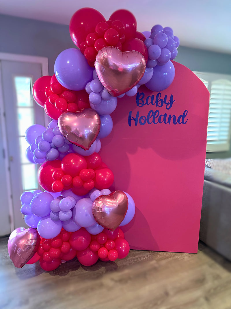 Arch Backdrop with One Garland