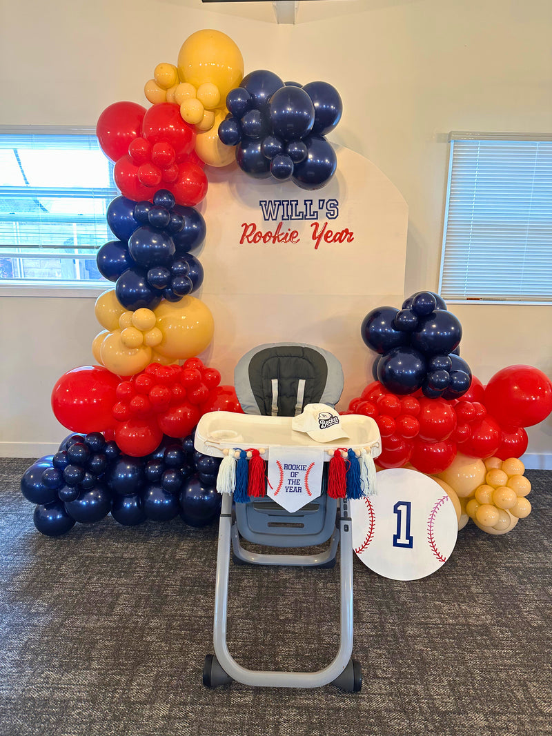 Arch Backdrop with Two Garlands