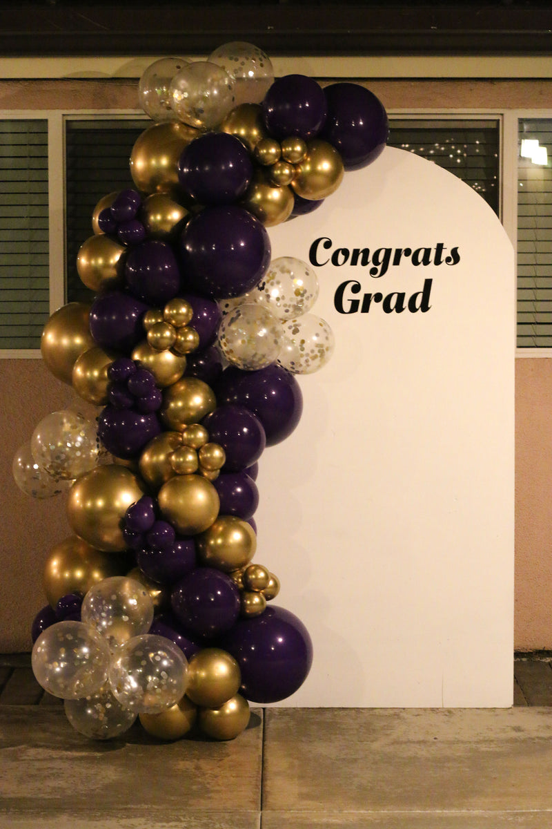 Organic Balloon Garland with Backdrop
