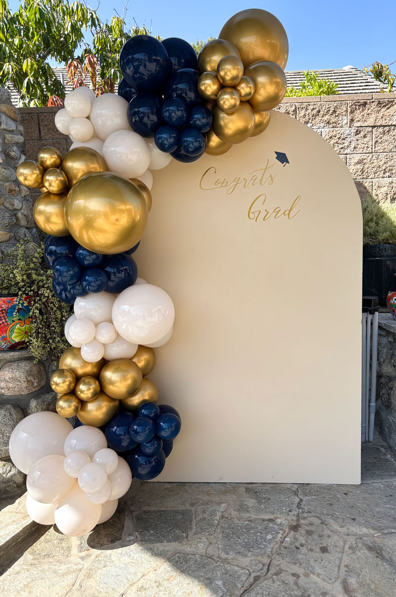 Organic Balloon Garland with Backdrop