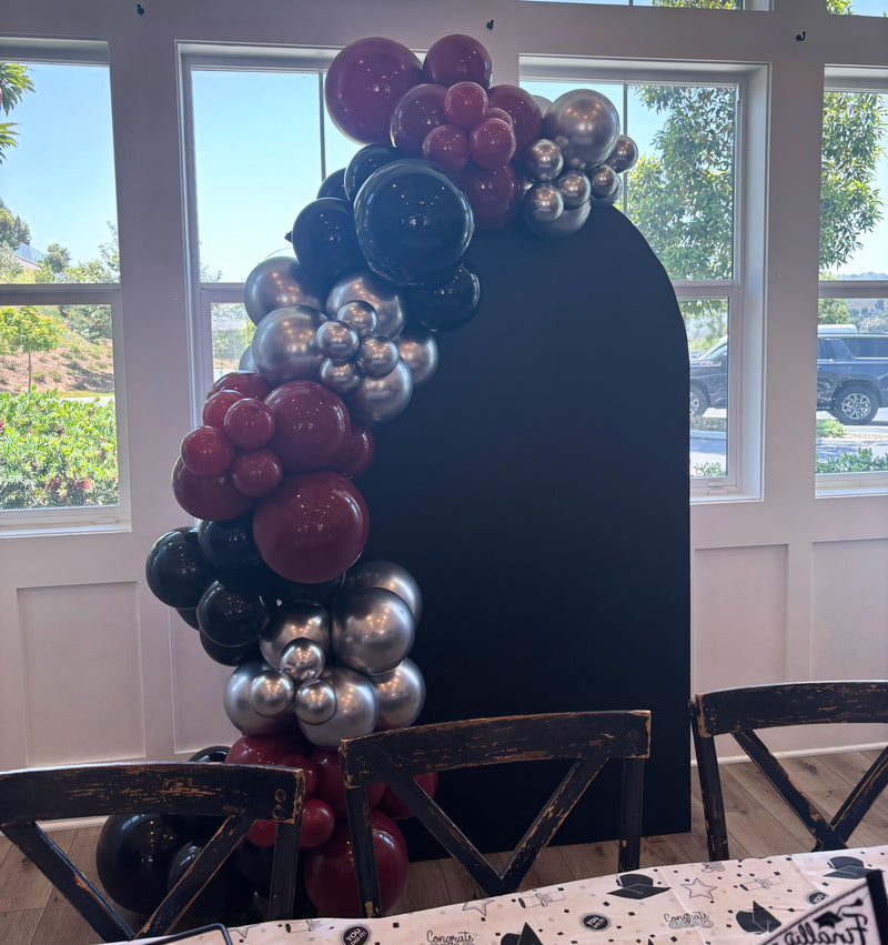 Organic Balloon Garland with Backdrop