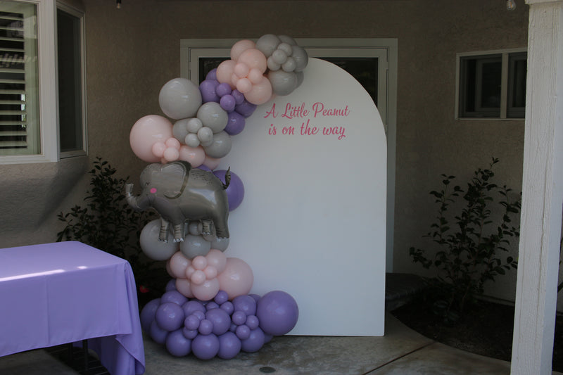 Arch Backdrop with One Garland