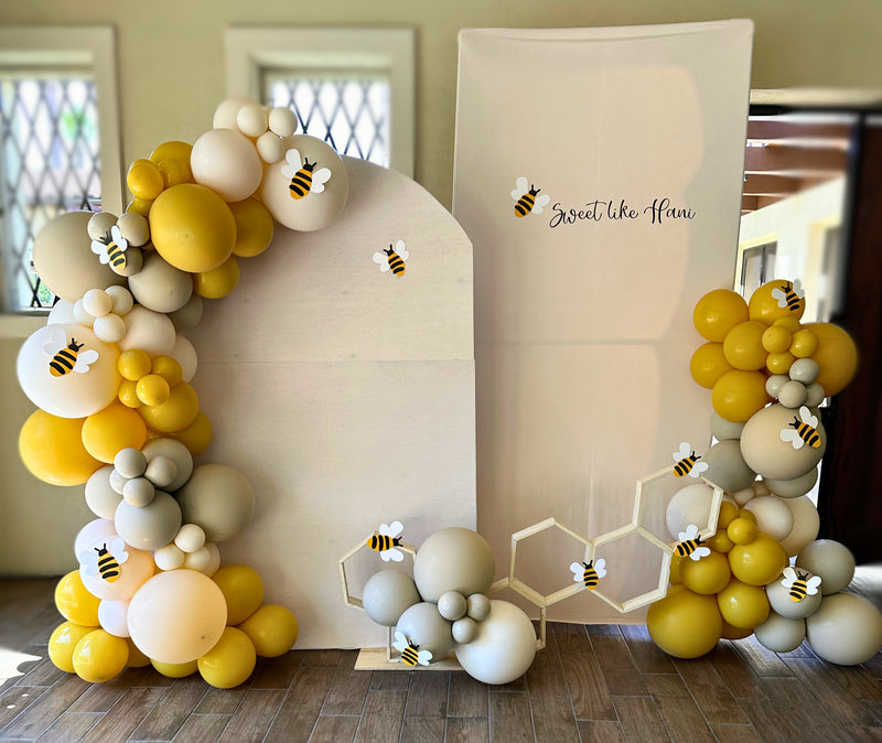 Two Arch Backdrops with Two Garlands