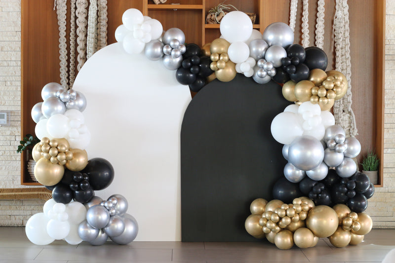 Two Arch Backdrops with Two Garlands