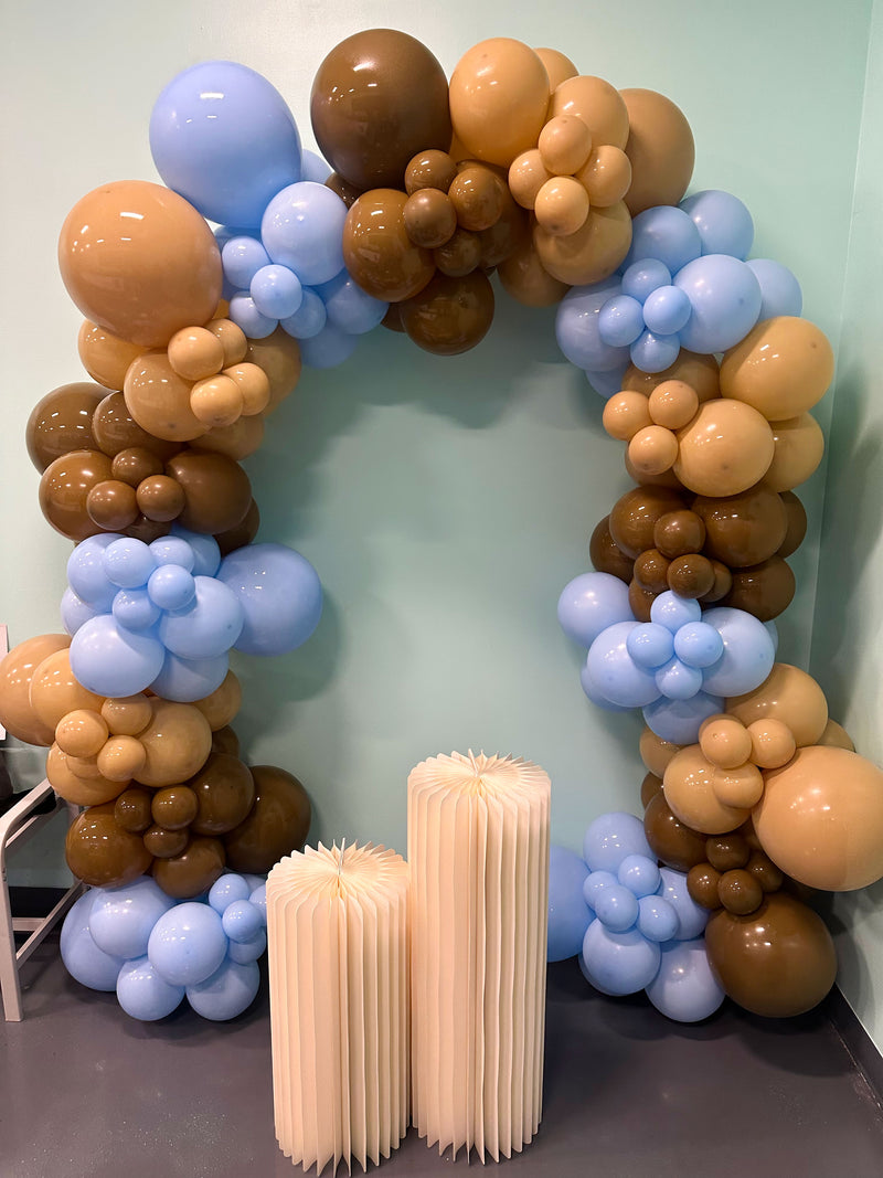 Organic Balloon Garland (Half Arch)