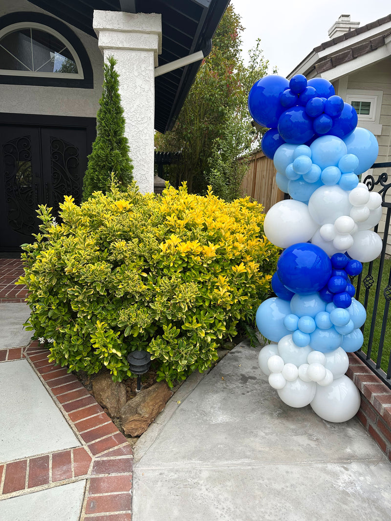 Organic Balloon Garland (Half Arch)