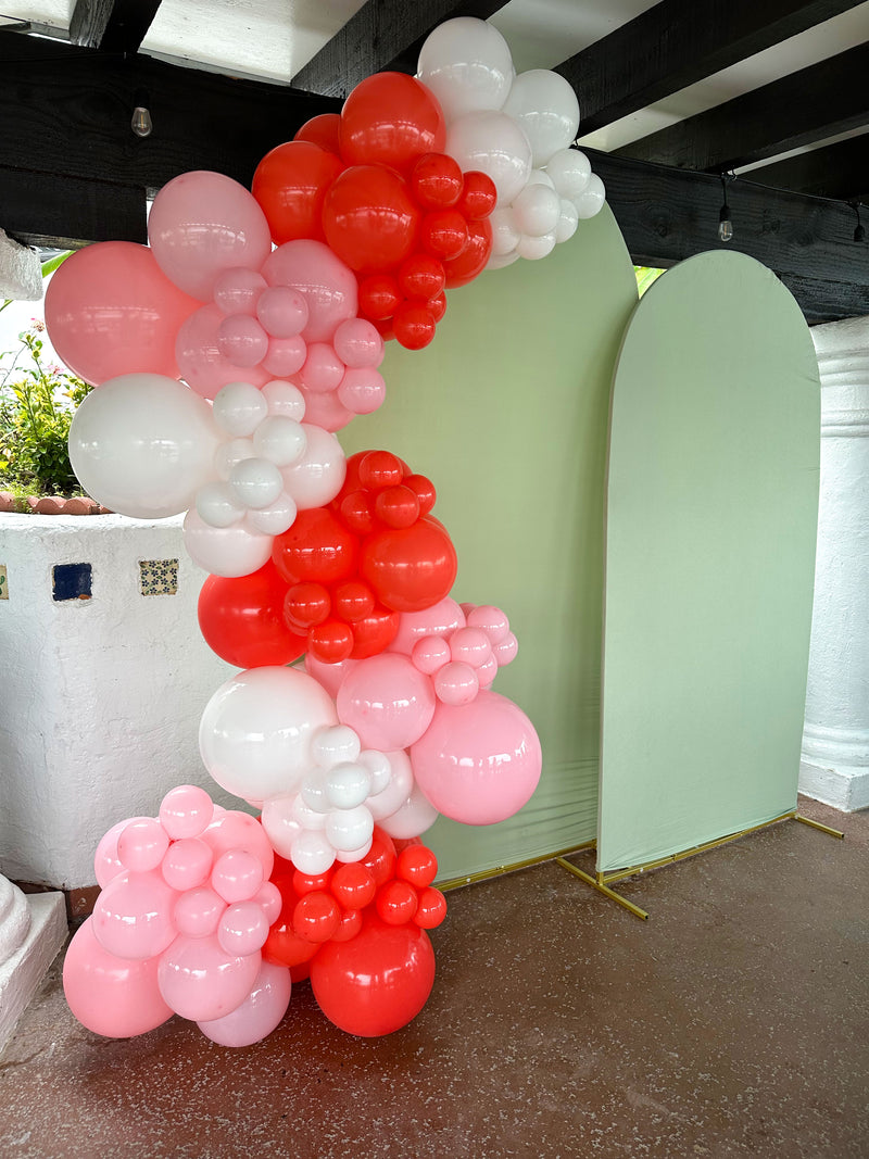 Organic Balloon Garland (Half Arch)