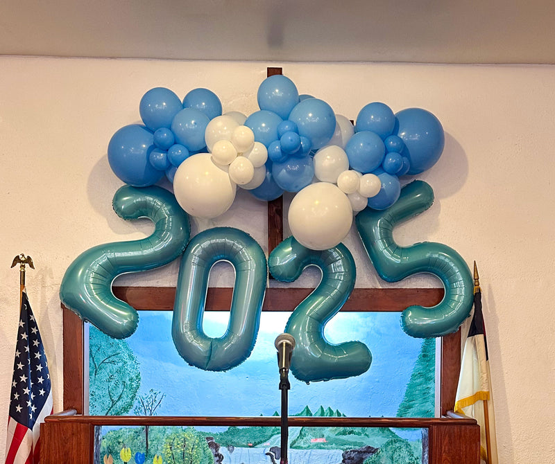 Organic Balloon Garland (Half Arch)