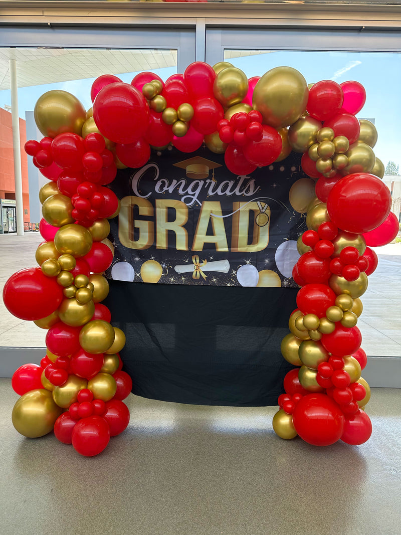 Organic Balloon Garland (Half Arch)
