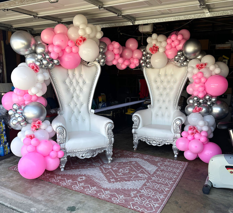 Organic Balloon Garland (Half Arch)