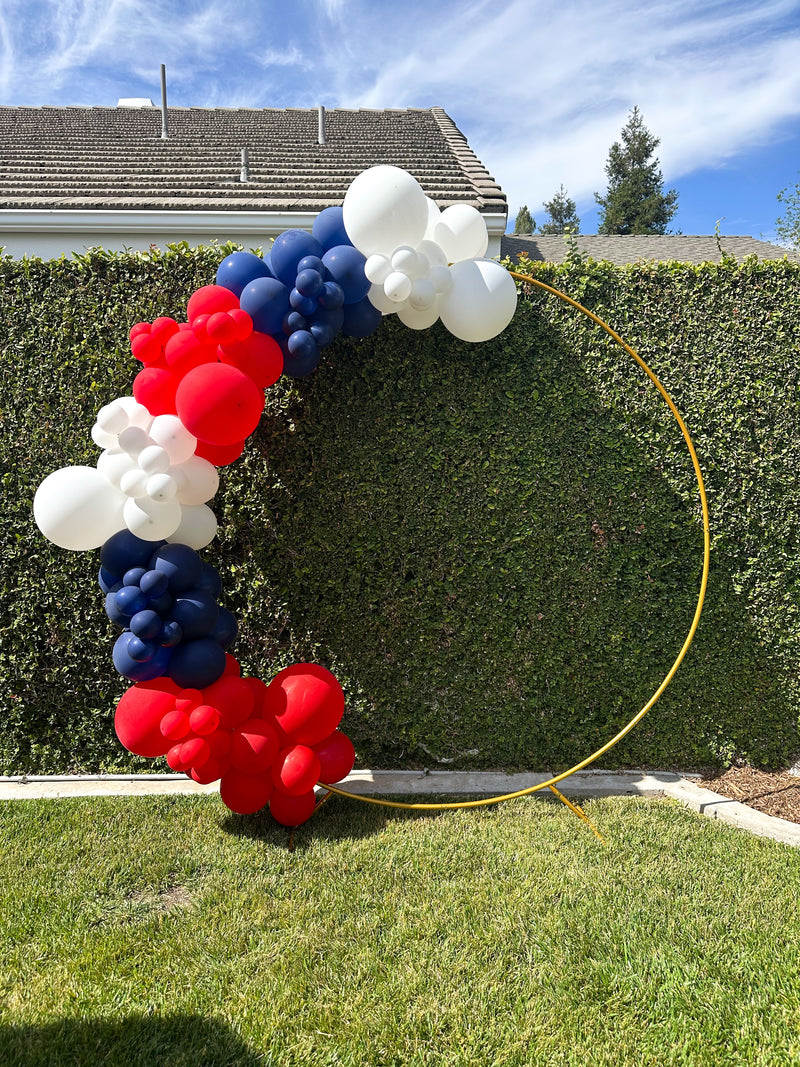 Organic Balloon Garland (Half Arch)