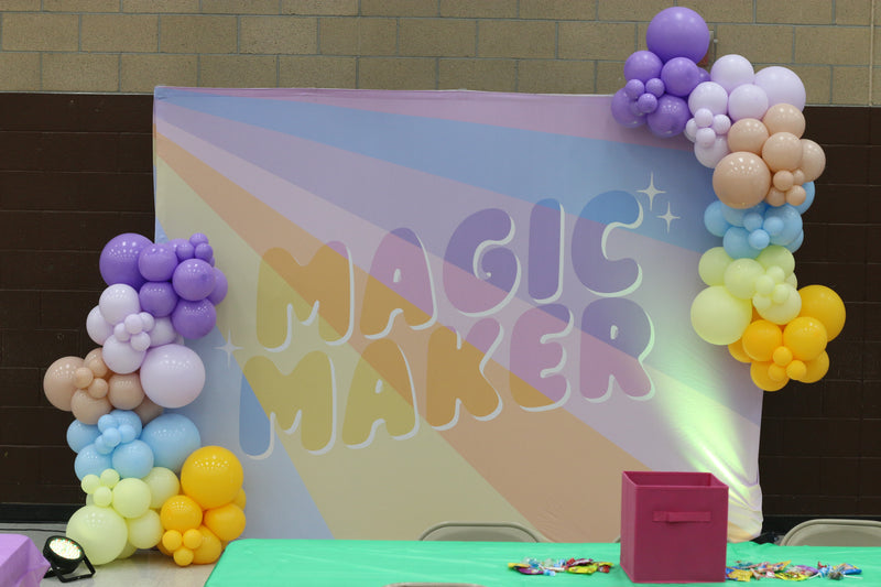 Organic Balloon Garland (Half Arch)