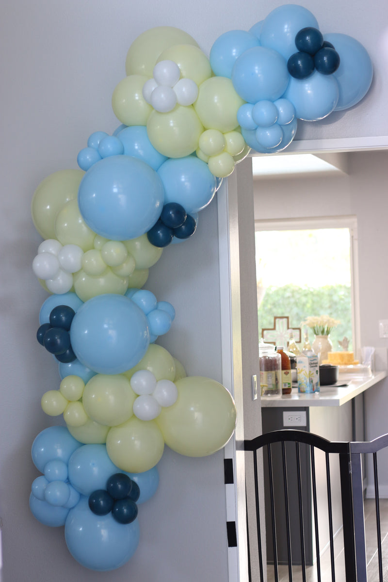 Organic Balloon Garland (Half Arch)