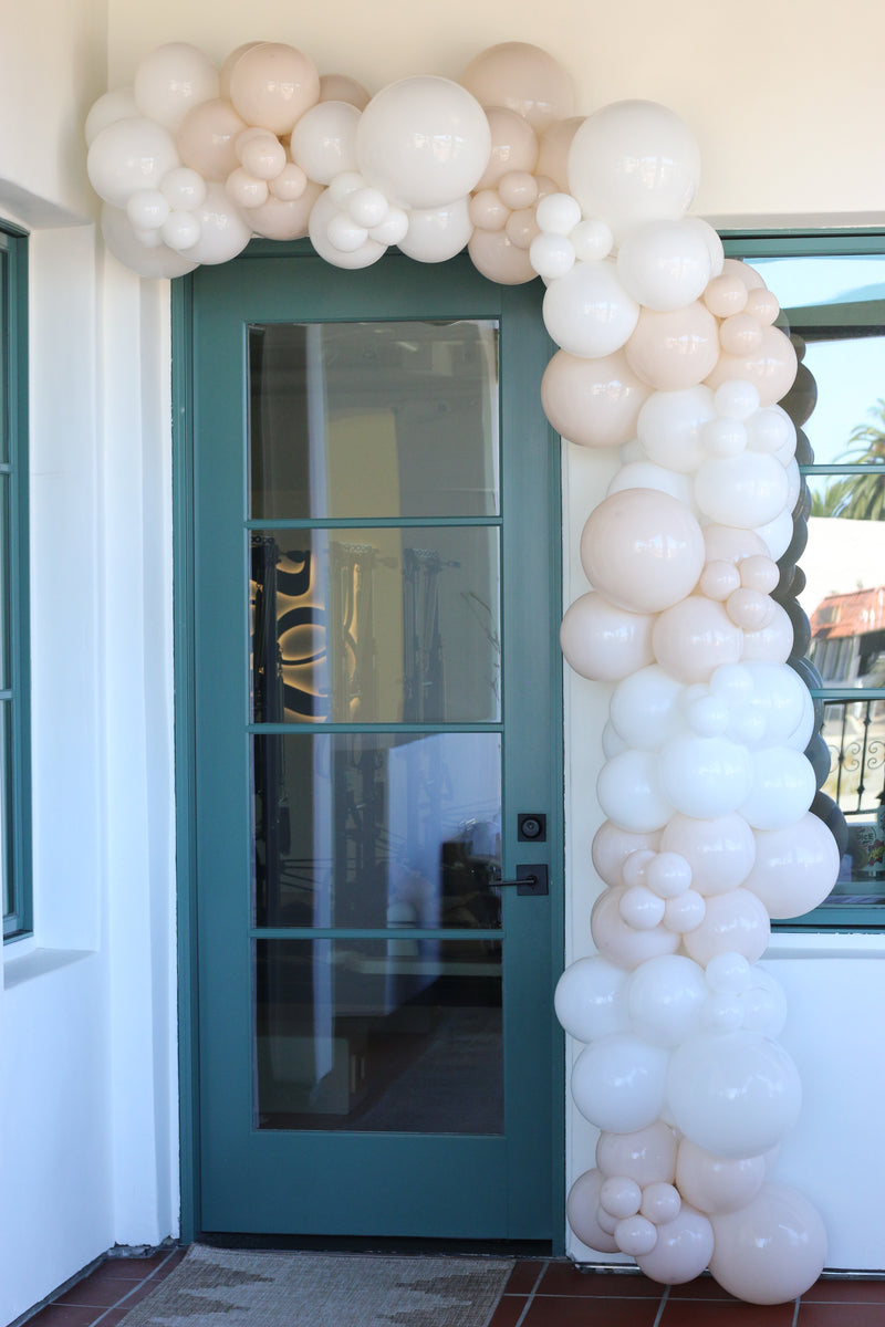 Organic Balloon Garland (Half Arch)