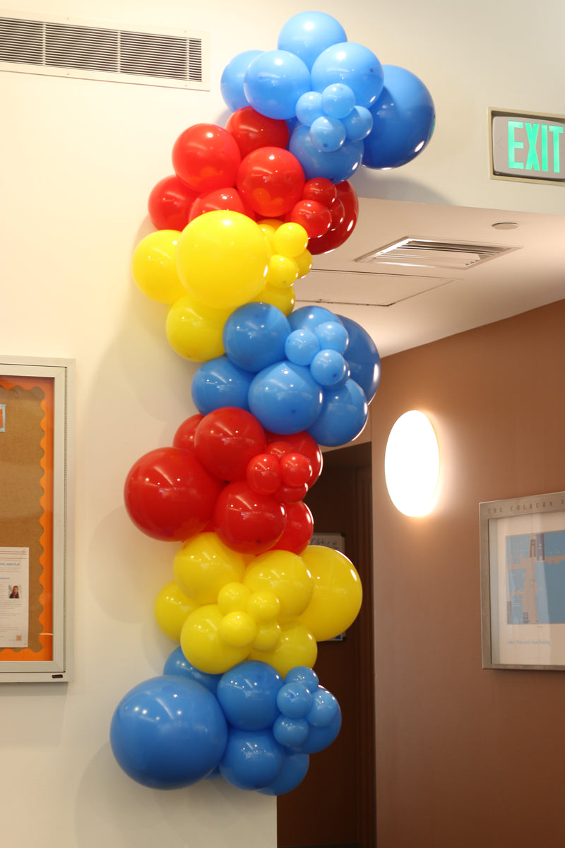 Organic Balloon Garland (Half Arch)