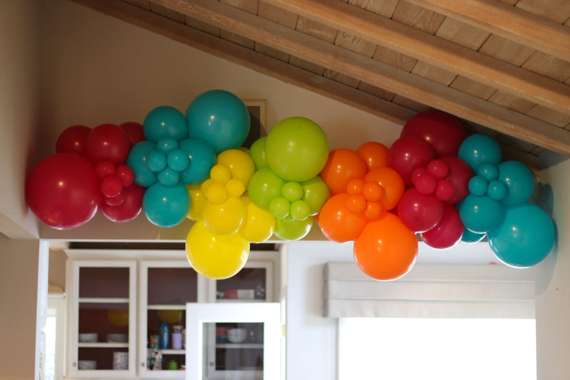 Organic Balloon Garland (Half Arch)