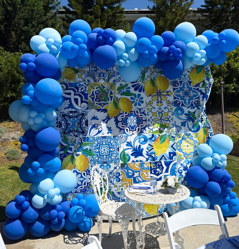 Organic Balloon Garland (Half Arch)