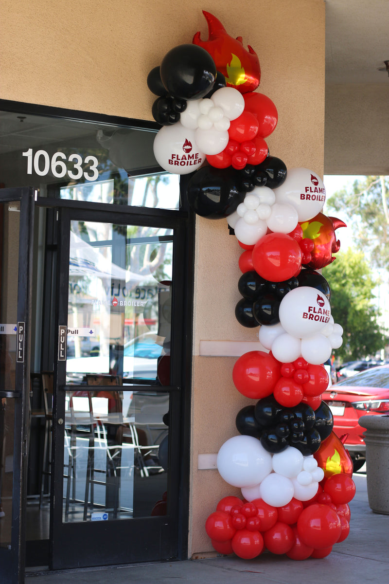 Organic Balloon Garland (Half Arch)