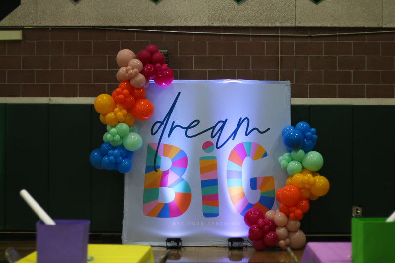 Organic Balloon Garland (Half Arch)
