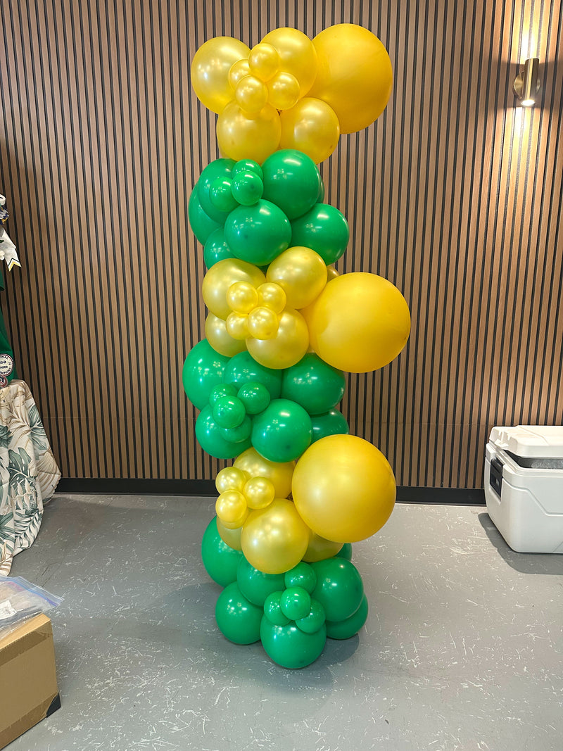Organic Balloon Garland (Half Arch)