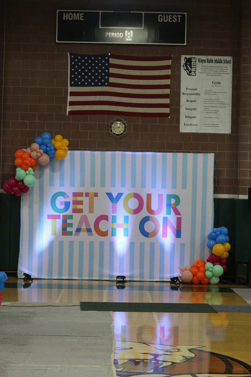 Organic Balloon Garland (Half Arch)