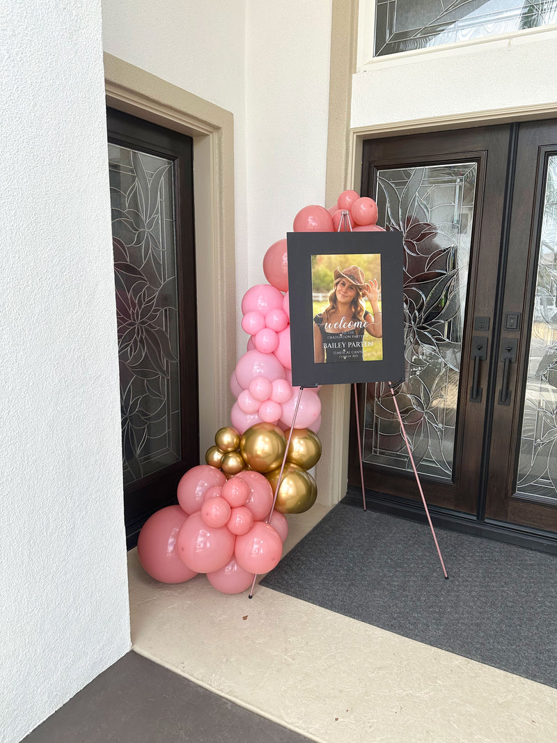 Organic Balloon Garland (Half Arch)