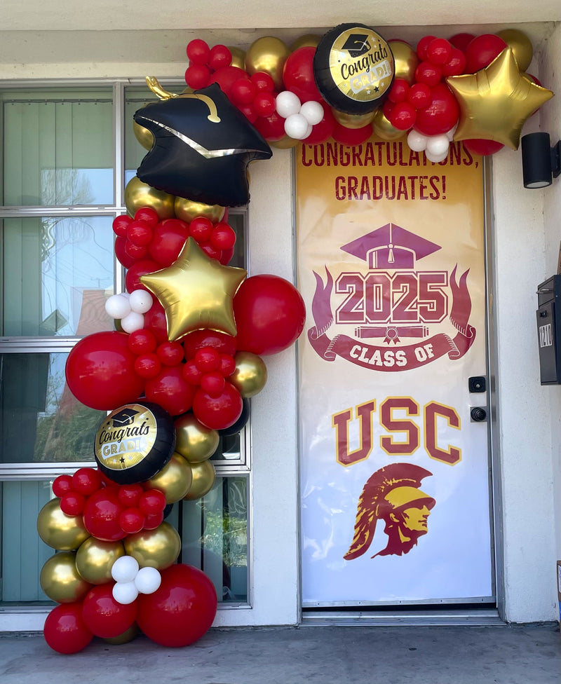 Organic Balloon Garland (Half Arch)