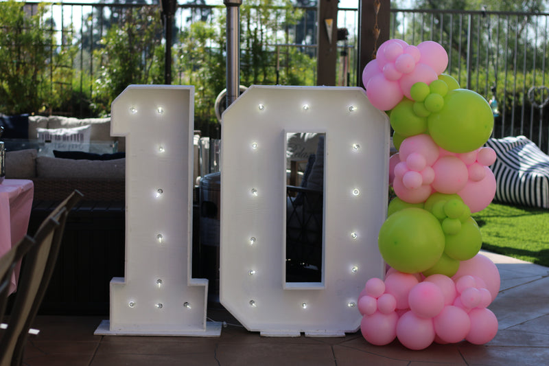 Marquee Numbers & Letters Rental