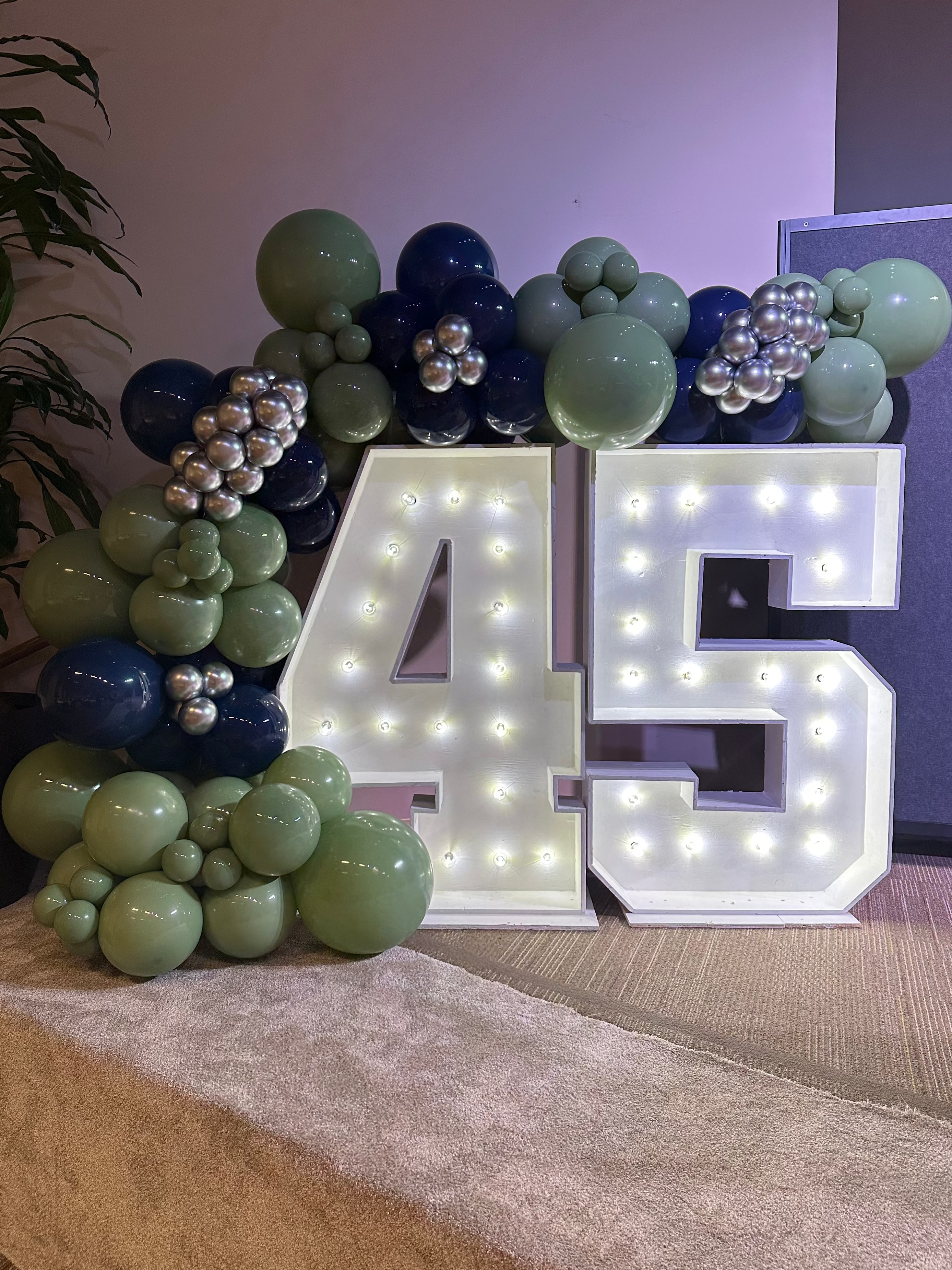 Marquee Numbers in Brea