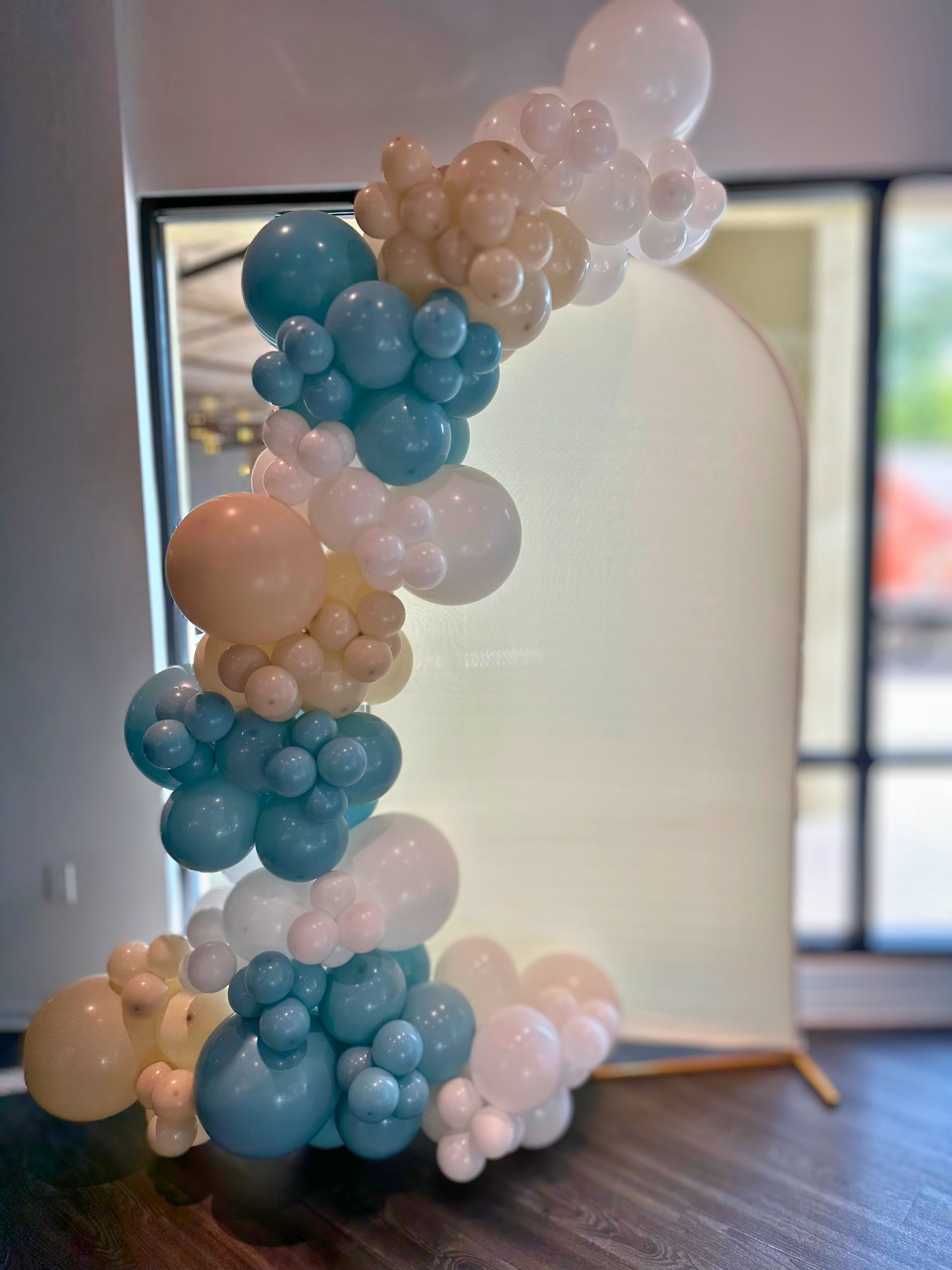 Organic Balloon Garland (Half Arch)