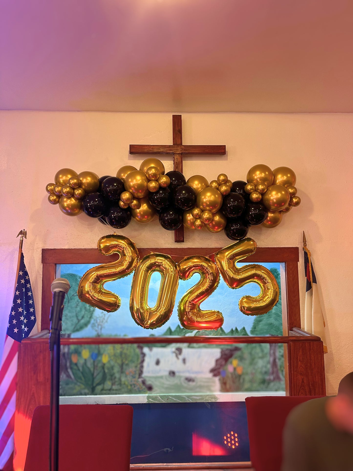 Organic Balloon Garland (Half Arch)