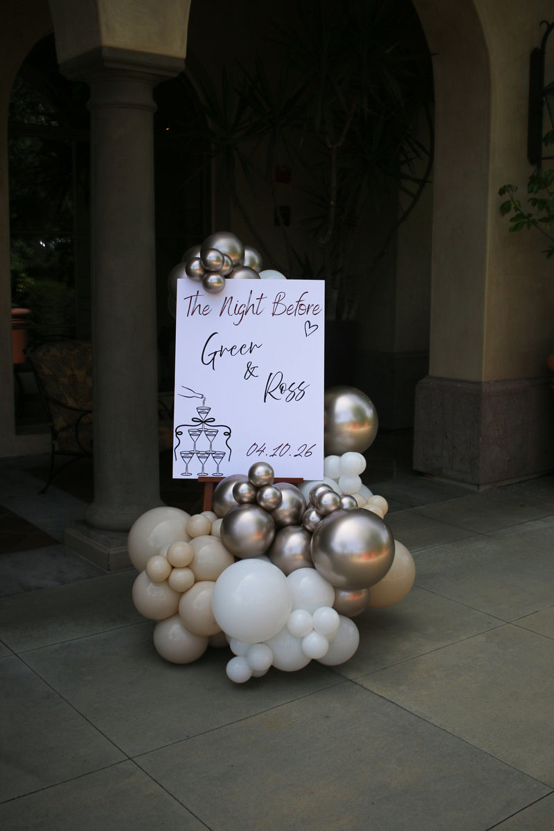 Organic Balloon Garland