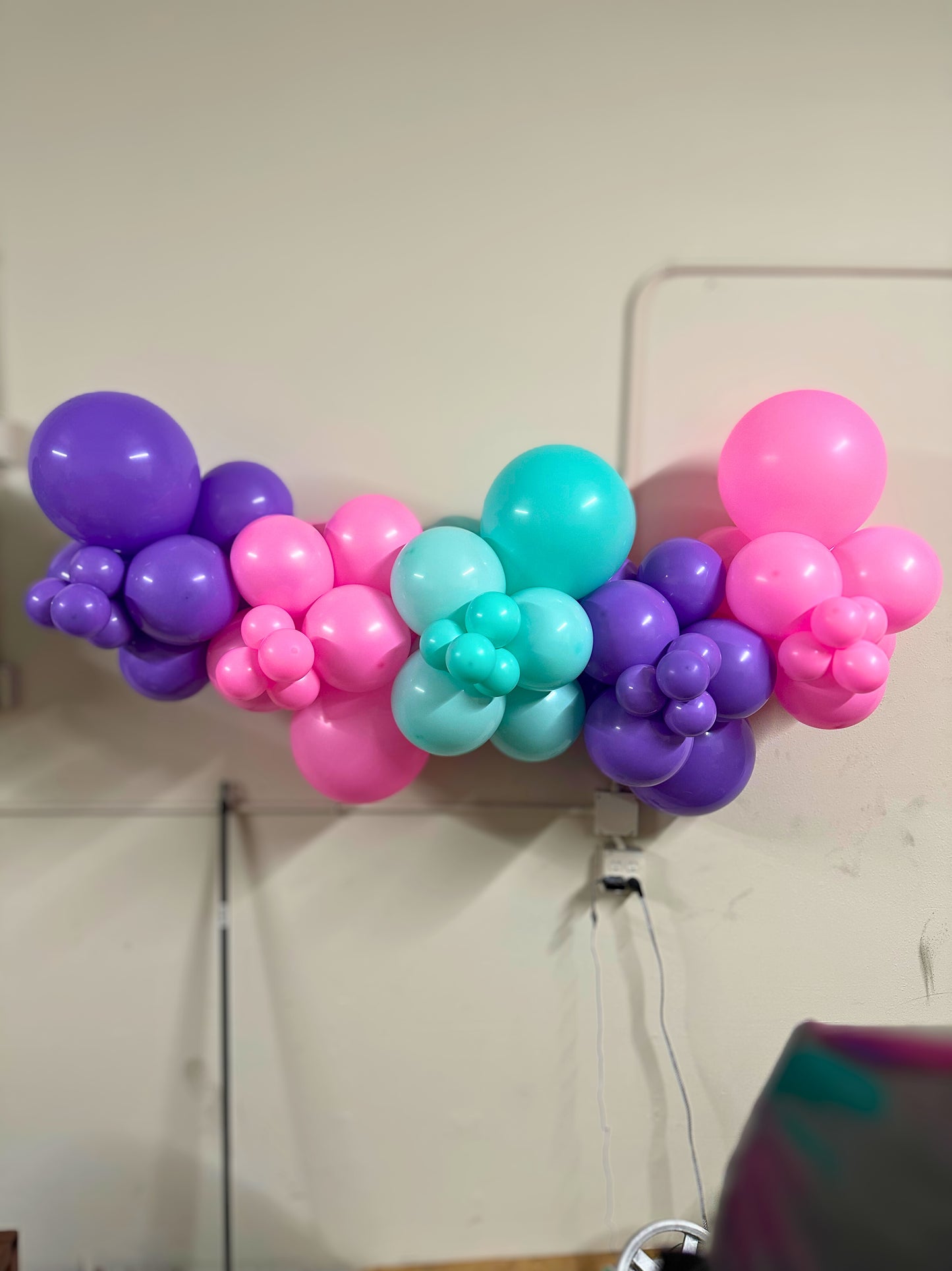 Organic Balloon Garland (Half Arch)
