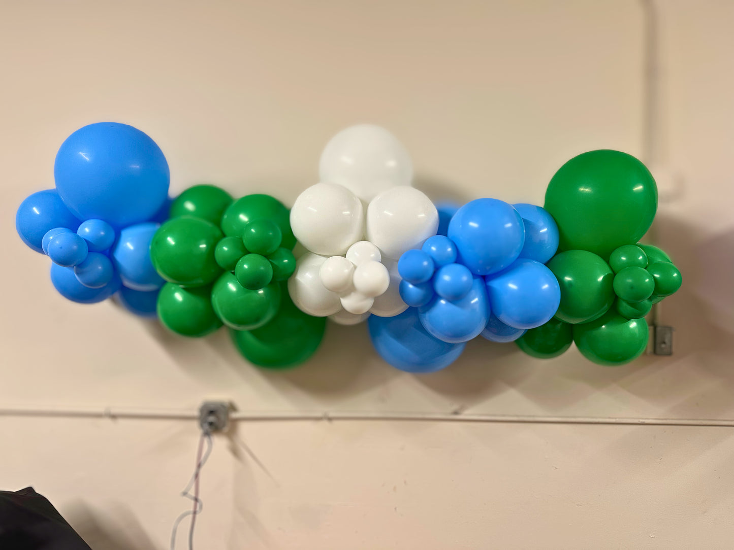 Organic Balloon Garland (Half Arch)