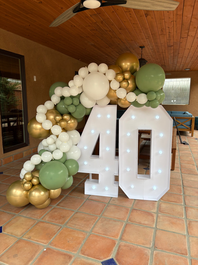 Organic Balloon Garland