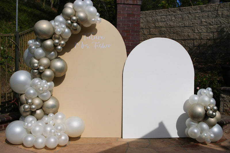 Organic Balloon Garland with Backdrop