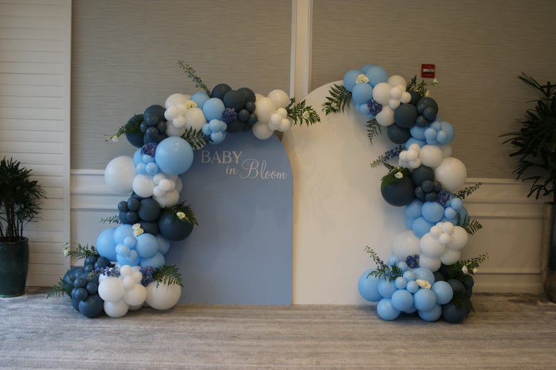 Organic Balloon Garland with Backdrop
