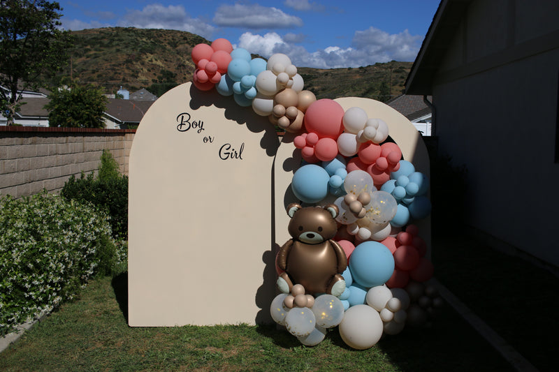Two Arch Backdrops with Two Garlands